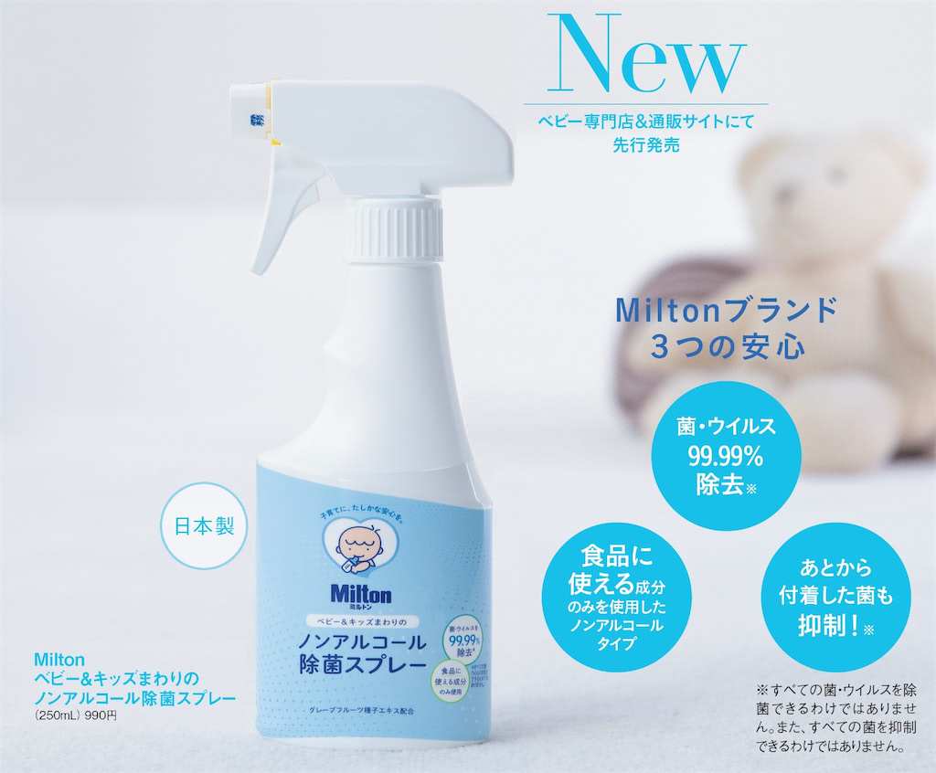 ミルトン　除菌スプレー