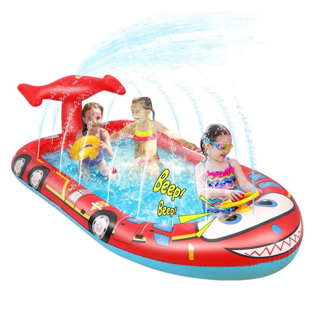 ビニールプール　噴水