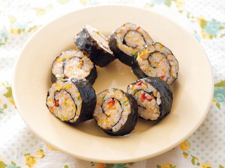 離乳食　海苔巻き