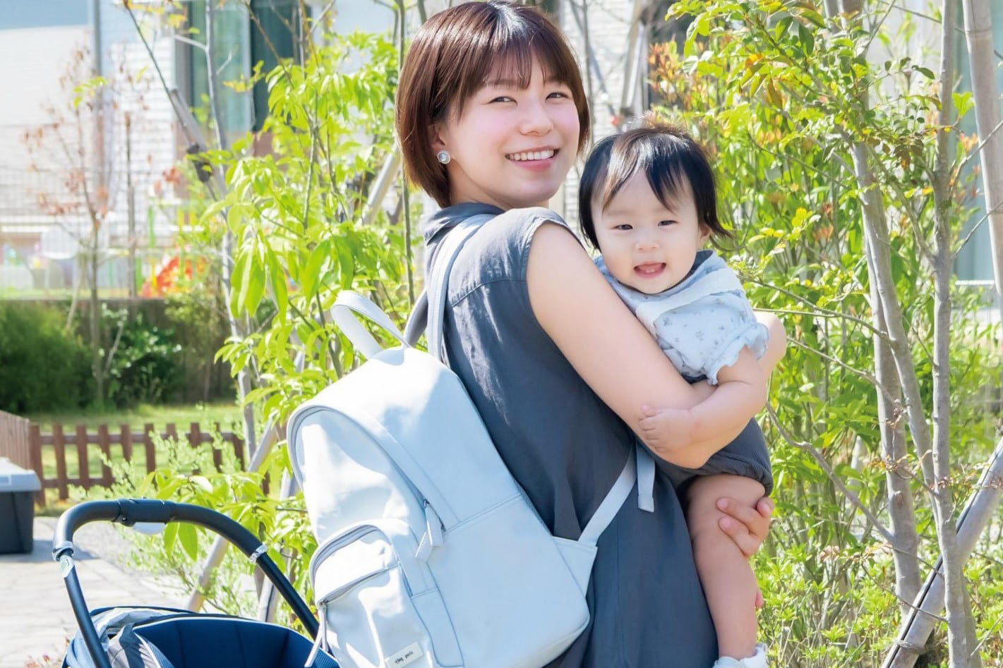 【ママバッグの中身拝見】軽くて通勤にも使える理想のリュック発見♡使い捨てできるベビーグッズでさらに軽量化！