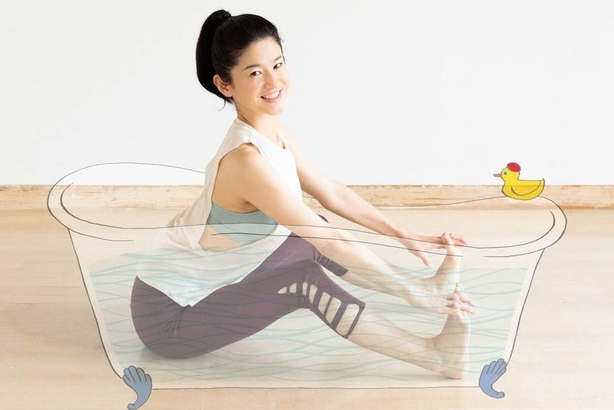 お風呂時間に〈ながらエクササイズ〉。湯舟の中で体をほぐして体形＆気分スッキリ！【おしり筋トレ#18】