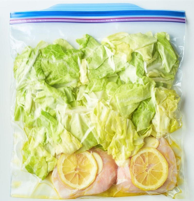 めかじきとキャベツのレモンマリネ