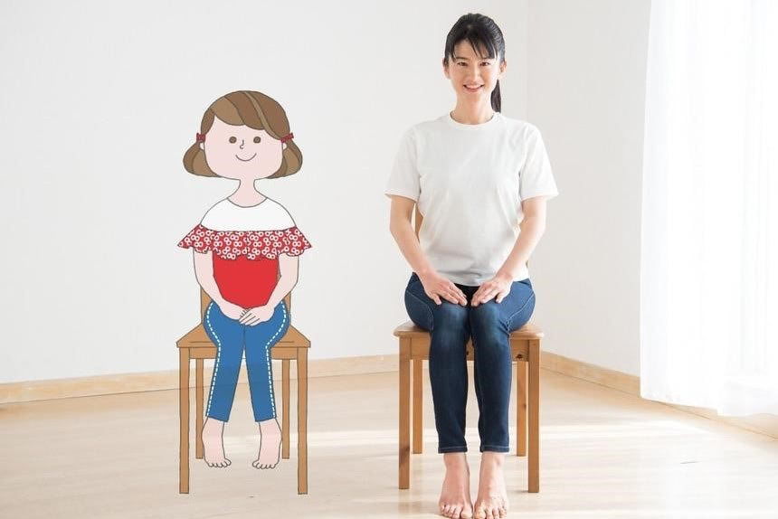 【おしり筋トレ】女の子は思春期から冷え対策を！体をあたためる正しい姿勢＆座り方レッスン