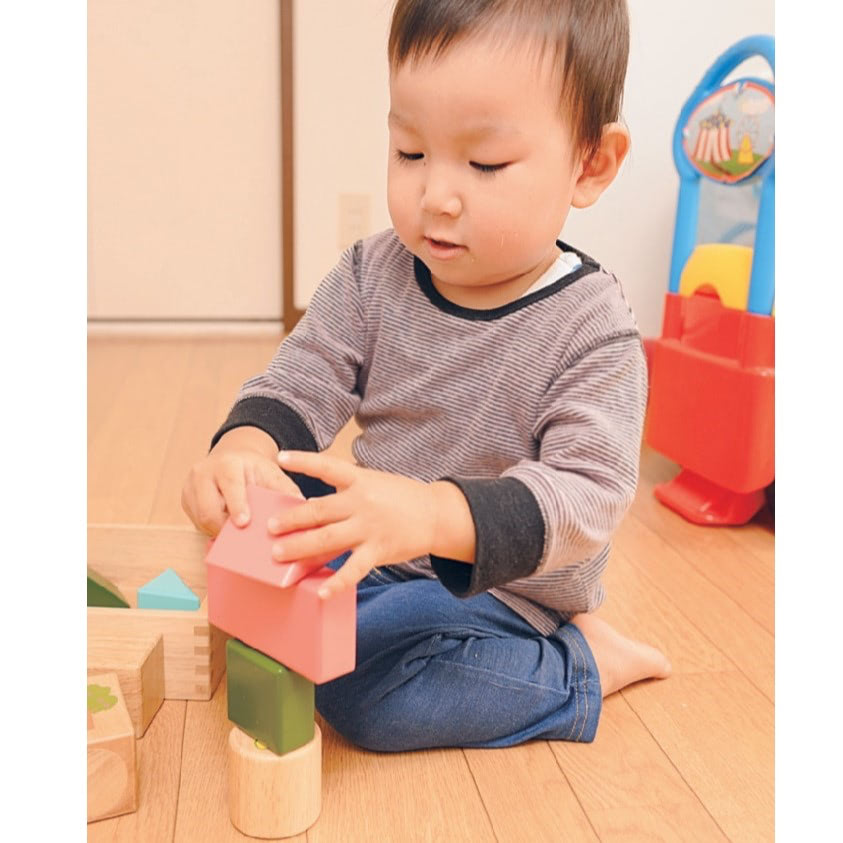 1歳半　積み木