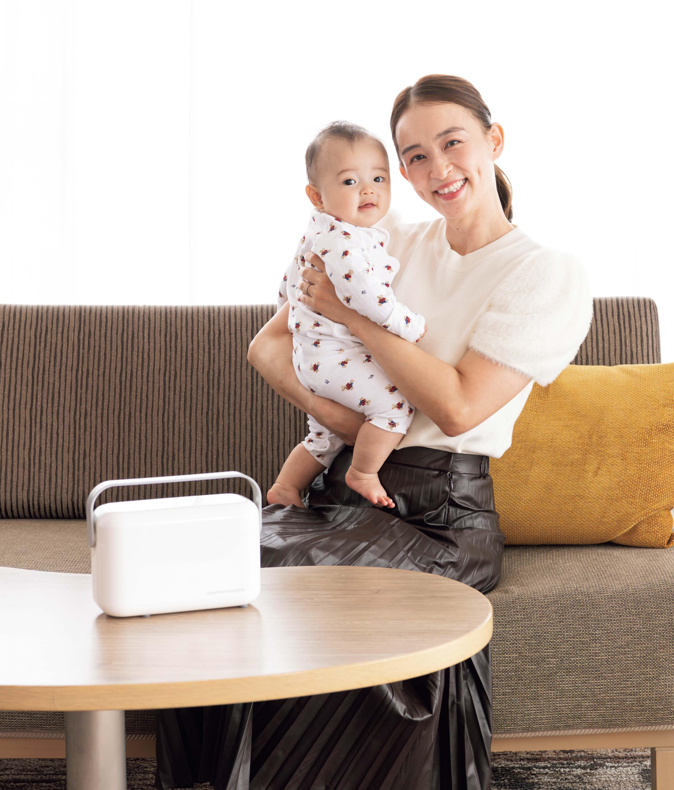 赤ちゃんへのやさしさ、快適性を第一に！ママ鼻水トッテ電動鼻すい器 がある暮らし