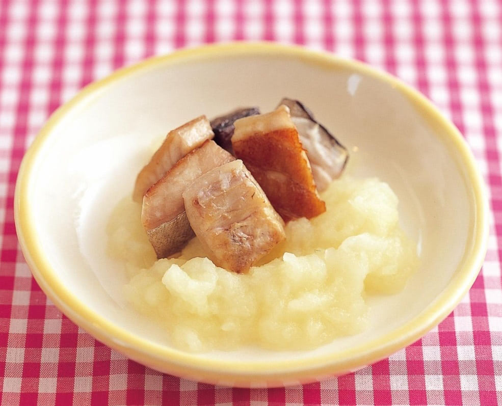 離乳食メニュー　さば　りんご