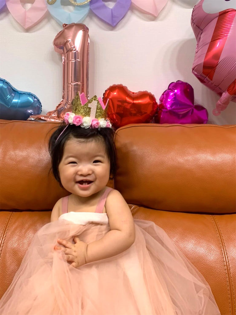 1歳　誕生日