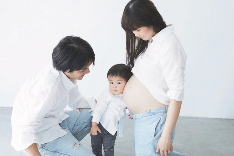 マタニティフォト　上の子
