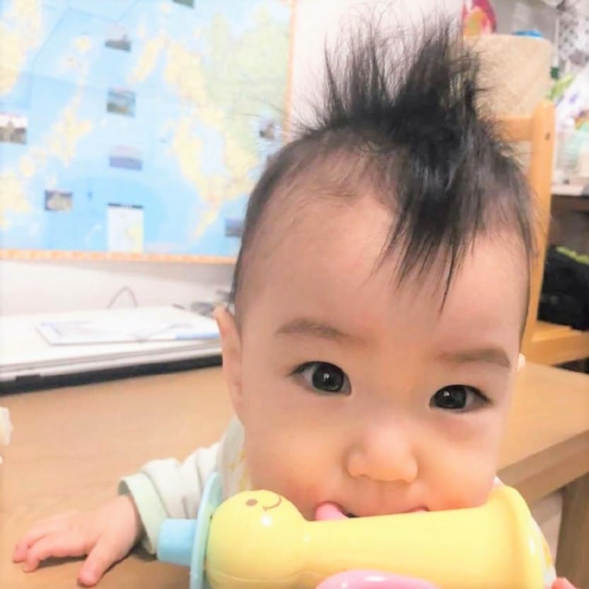寝ぐせ　赤ちゃん