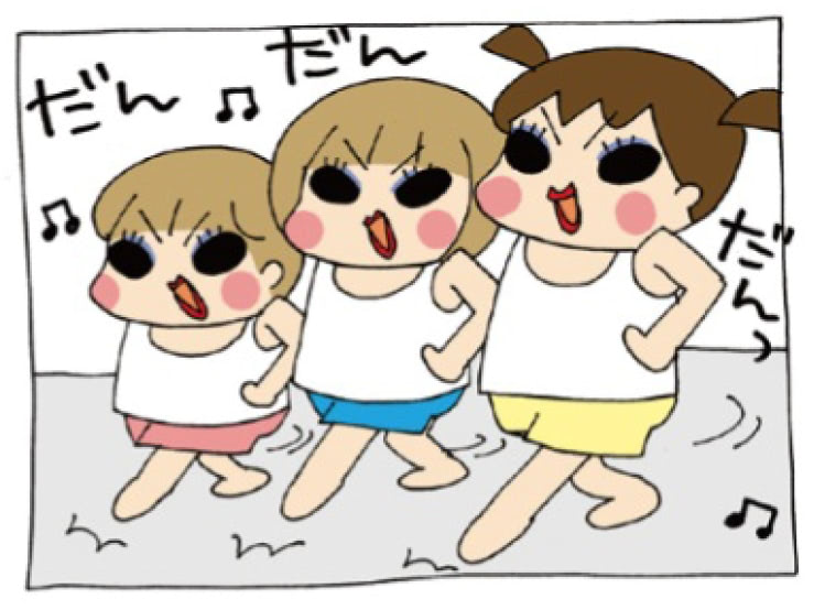 これぞ神回！！〈爆笑＆悶絶かわいい〉3姉妹のダンスショー【うちの3姉妹#84】