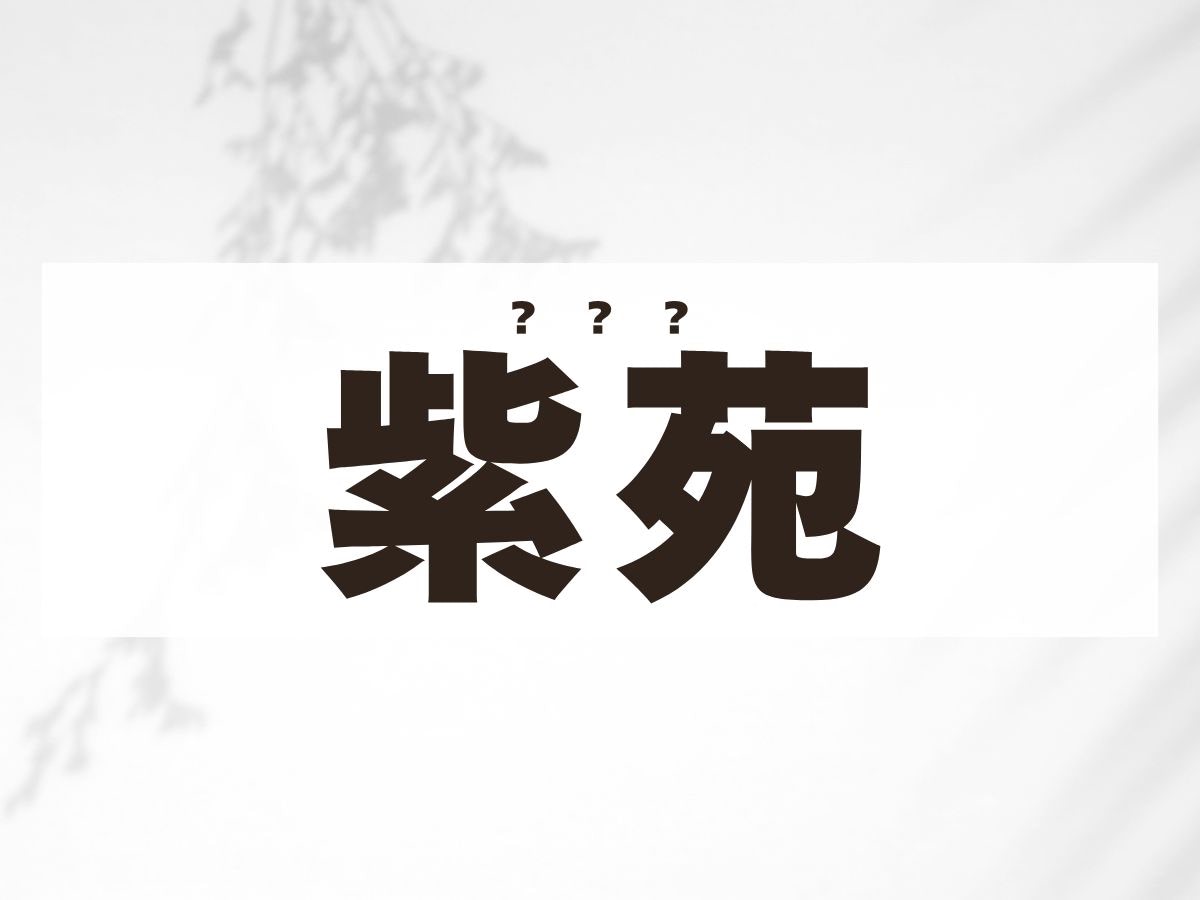 「紫苑 」ちゃん。この名前、何て読む？しおんではありません！