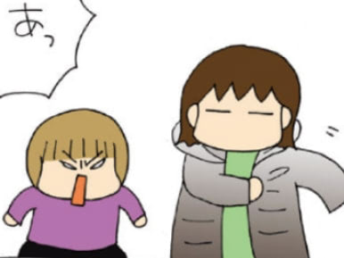 「その服着てると、ばちがあたるよ！」次女の予言、それには大人も納得する理由が【うちの3姉妹#126】