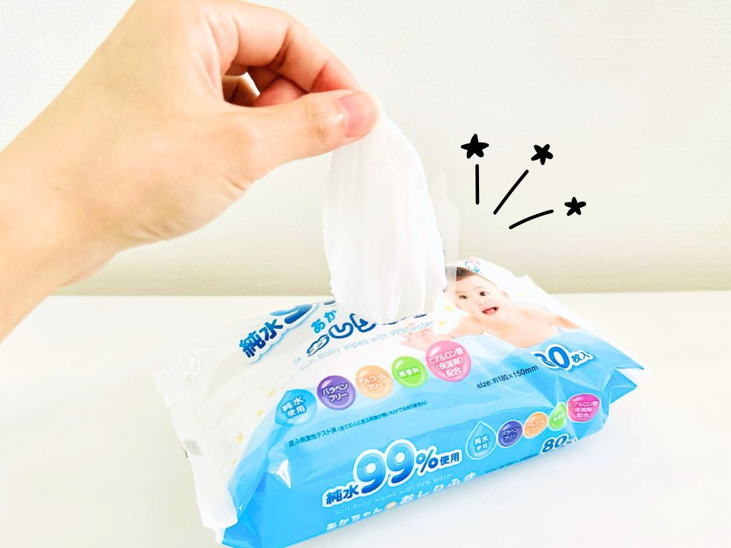 「中身がカピカピ」「1枚ずつ出てこない&hellip;」おしりふきの"あるある"問題を100均アイテムでスッキリ解決！