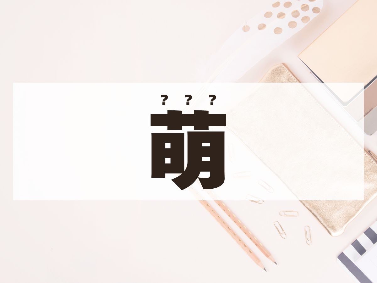 「萌」ちゃん。この名前、何て読む？もえではありません！