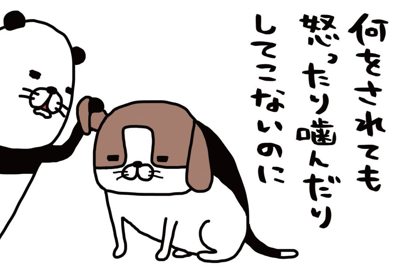 めったに怒らない梅吉だけど、この時ばかりは「野生」が呼び起こされる。【パンダと犬#2】