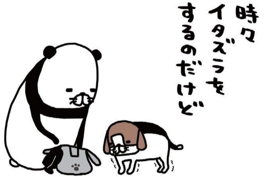 愛犬・梅吉（14歳）のいたずらがもどかしくて&hellip;思わず「がんばれ」と応援してしまう【パンダと犬#32】