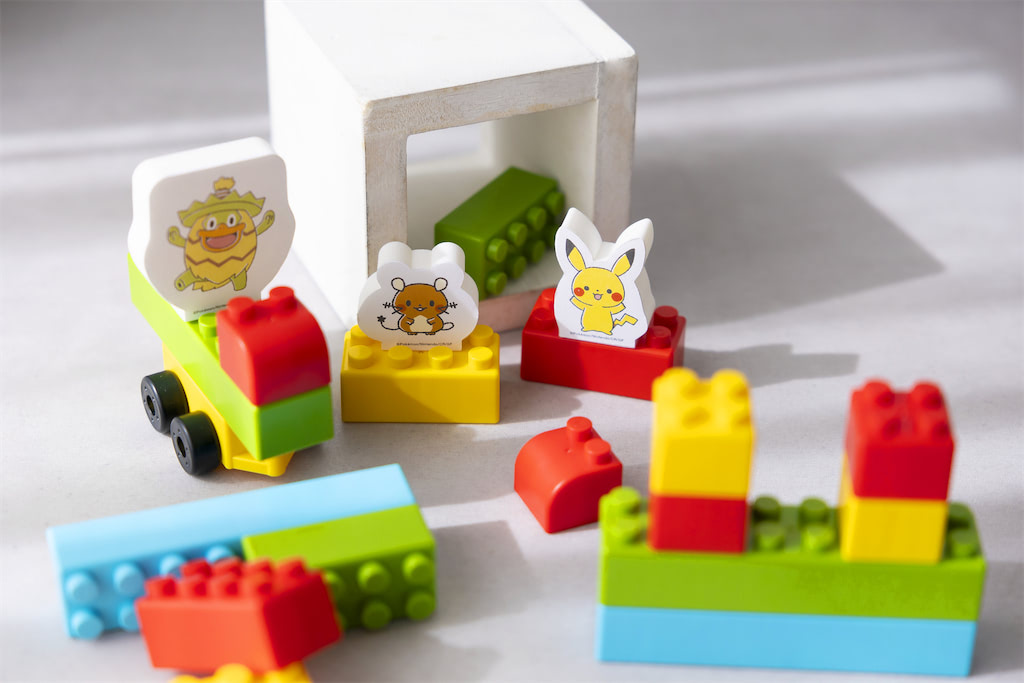 おおきなダイヤブロック ピカチュウとブロックあそび 3,520円／カワダ