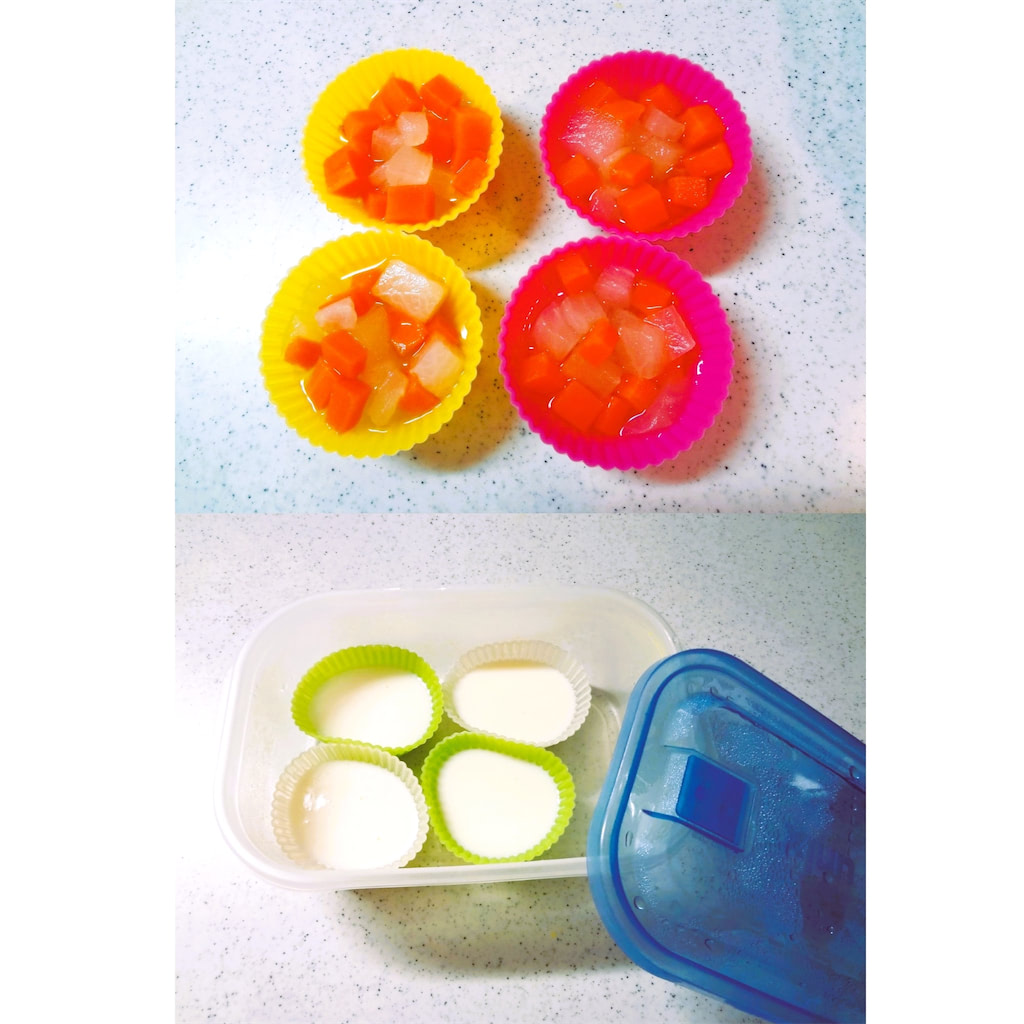 離乳食 冷凍 シリコンカップ