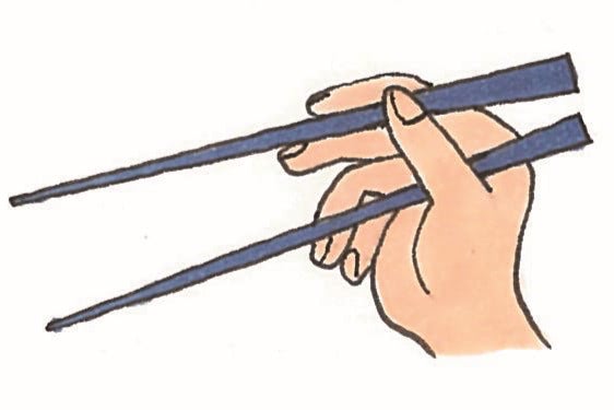 箸　持ち方