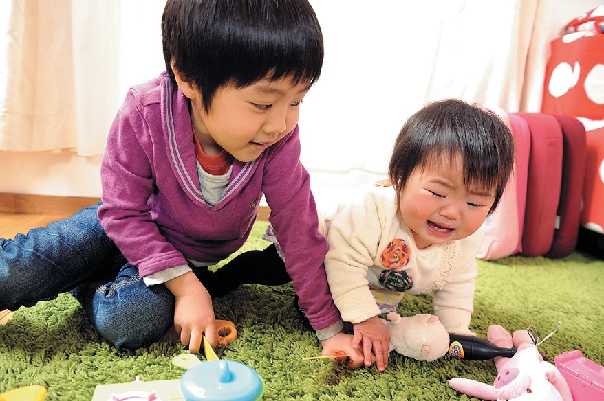 1歳　きょうだい