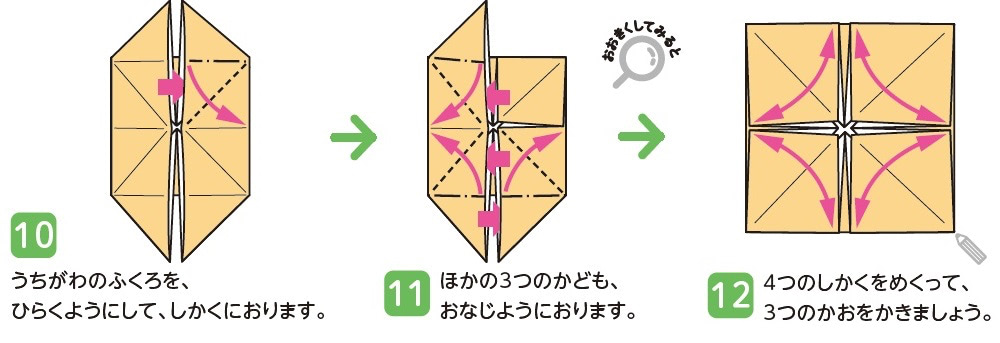 百面相　折り方