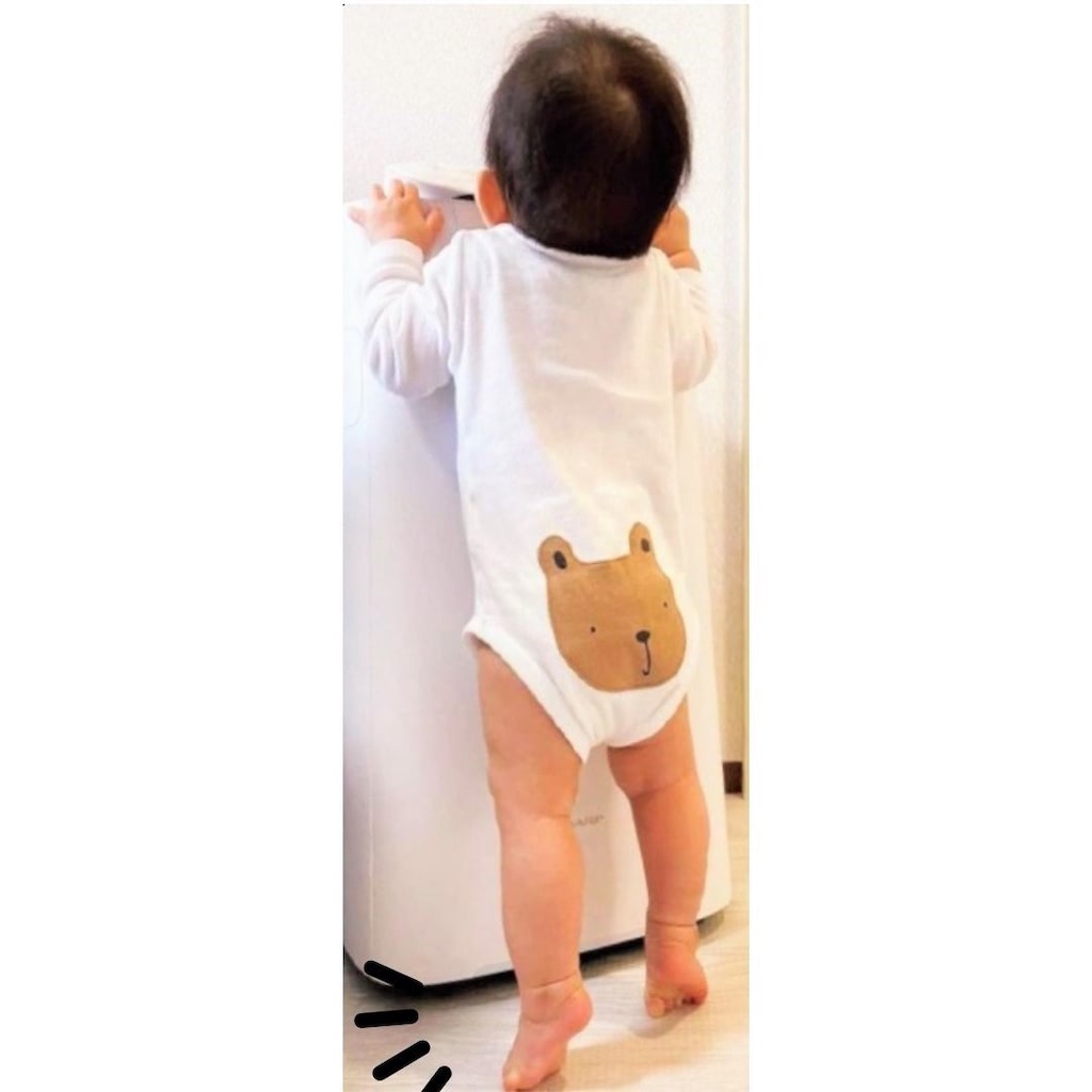 赤ちゃん　つま先立ち