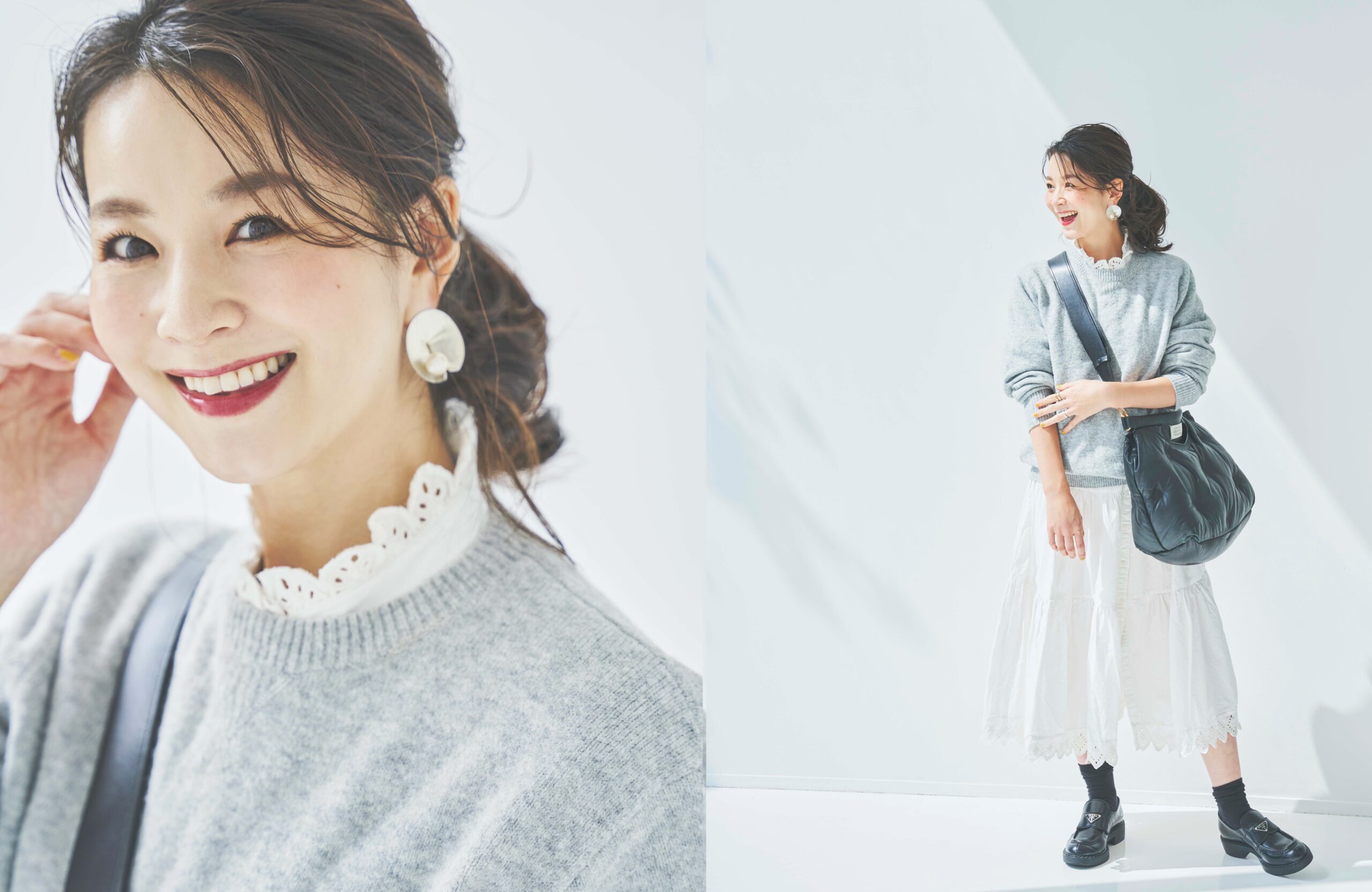 双子妊娠｜7ヶ月｜カジュアルが得意じゃない私のマタニティコーデ《秋元玲奈の私服SNAP#1》