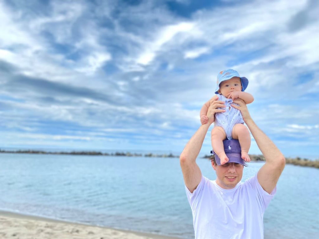 海デビュー