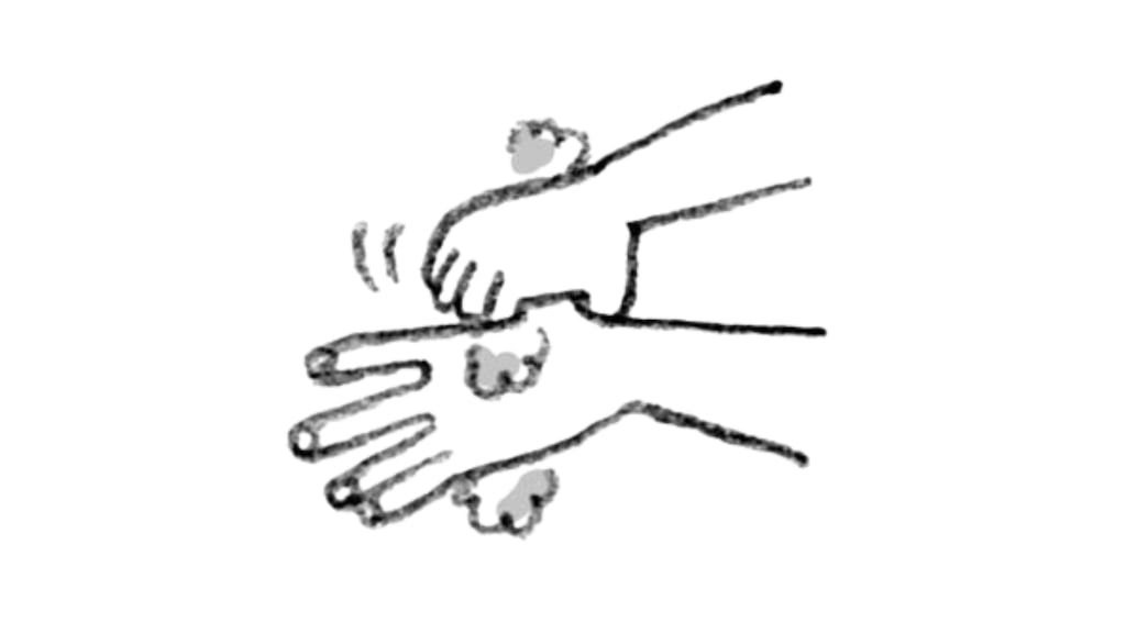 正しい手洗いの手順⑥