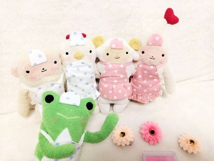 ぬいぐるみ病院　入院手続き