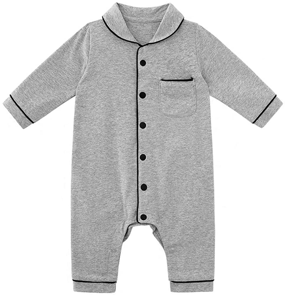ChubbyBaby ベビー服 ロンパース パジャマ風