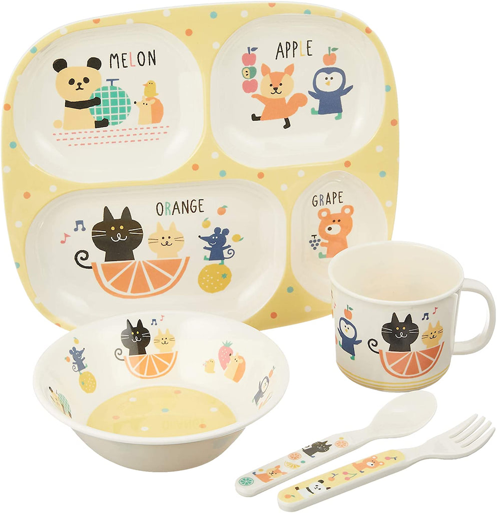 DECOLE PONOZKY メラミンランチ5pcsギフトセット