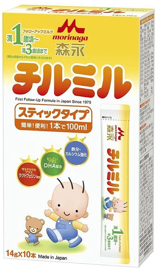 森永 チルミル スティックタイプ 14g×10本