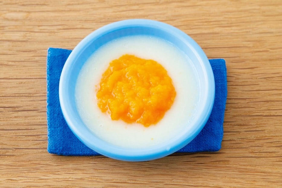 離乳食　にんじん