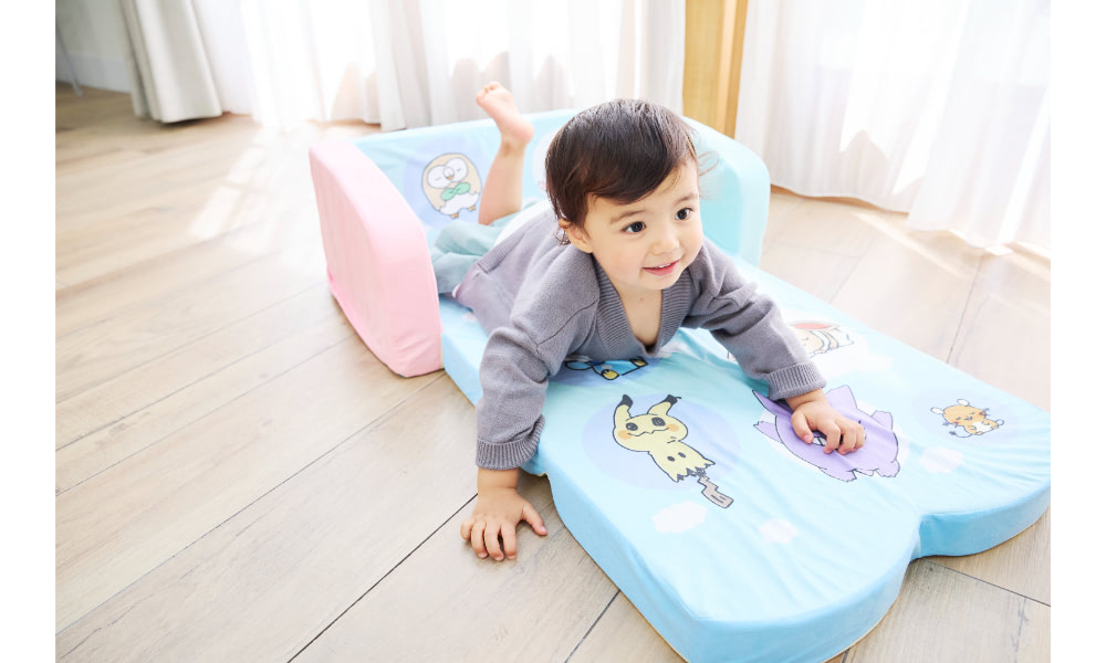 モンポケ ピカチュウたちの2wayソファーベッド