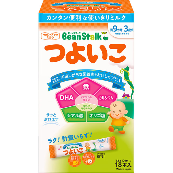 ビーンスタークつよいこ(スティック) 14g×18本