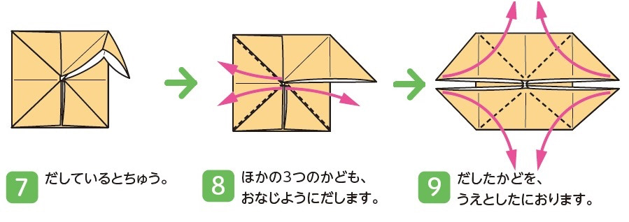 百面相　折り方
