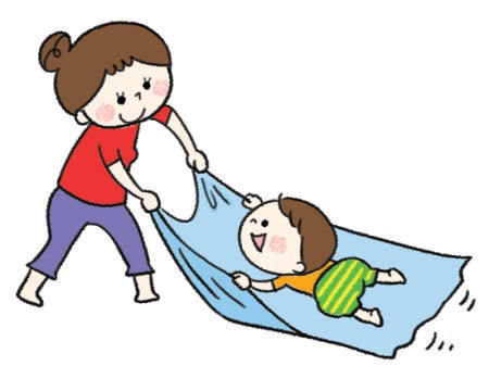 布団　遊び