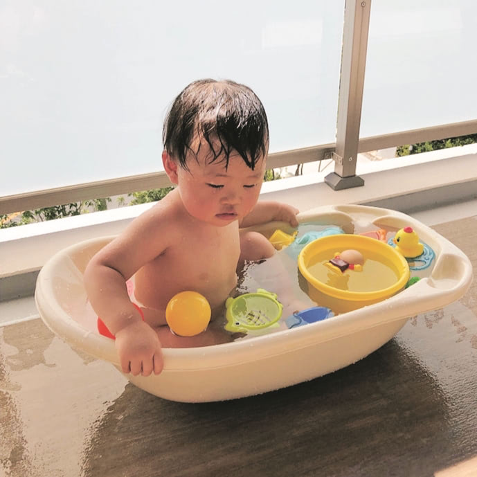 ベランダプール