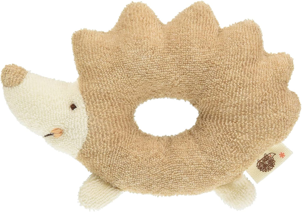 Hoppetta plus オーガニックコットン がらがら はりねずみ