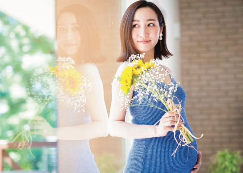 マタニティフォト 花