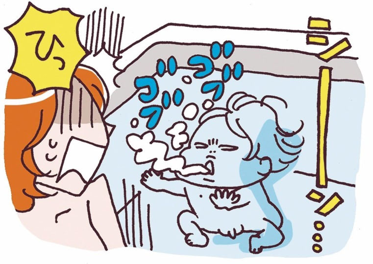赤ちゃん　風呂　溺れる