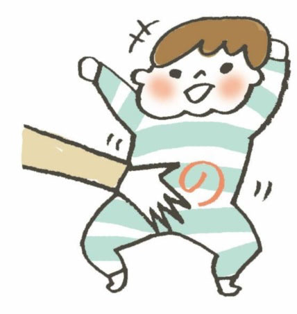 赤ちゃん　便秘　マッサージ