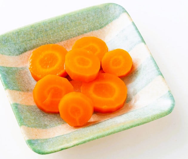 離乳食　にんじん　グラッセ