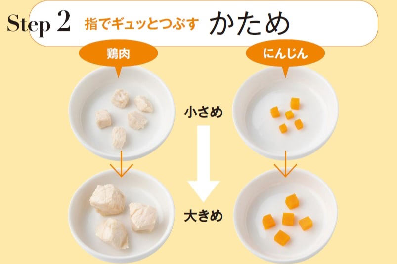 離乳食　かたさ