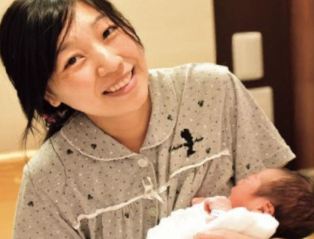 お産　母子同室