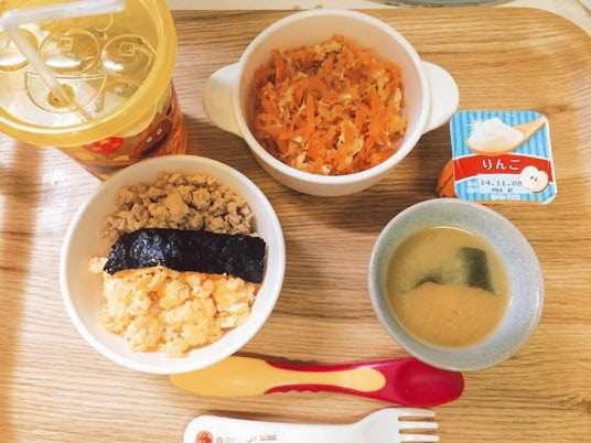 1歳半　食べる量