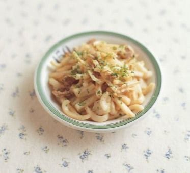 もやし豚焼きうどん