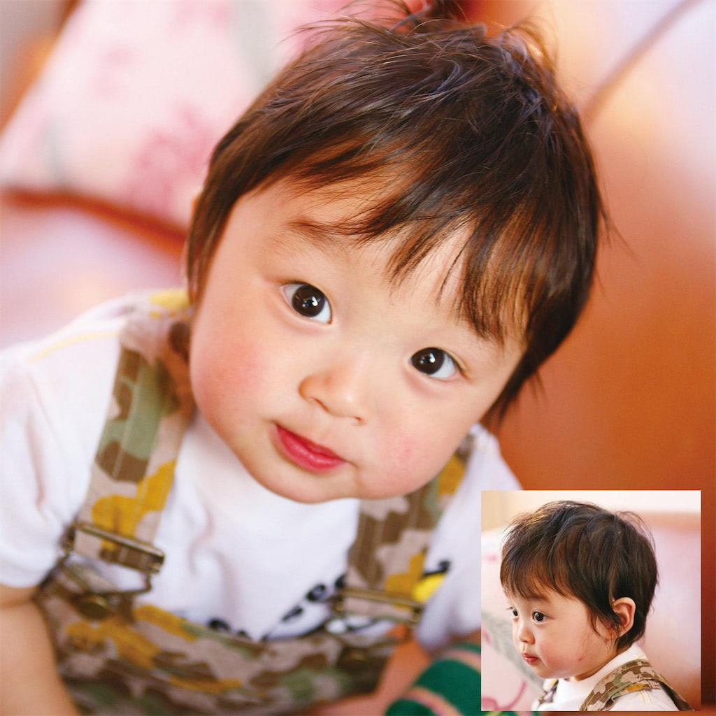 男の子　ヘアカット