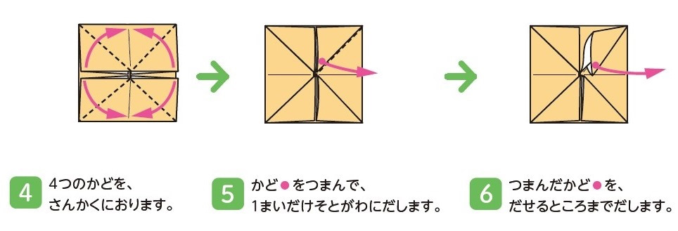 百面相　折り方